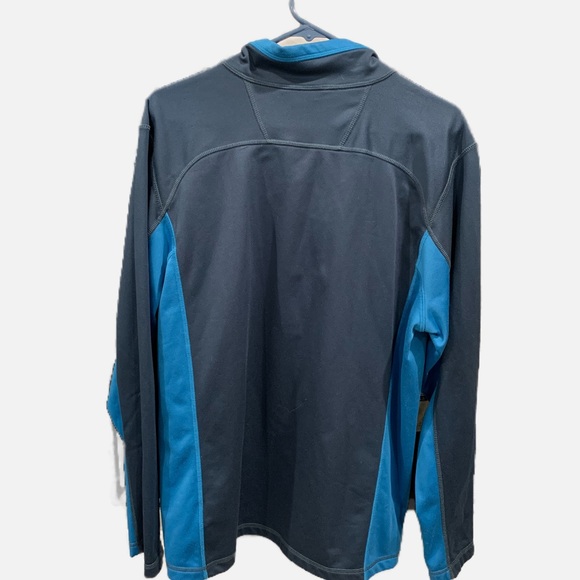 The North Face jacket for men.  Size XL.  Long sleeves, blue, 1/3 zipper, used - Picture 5 of 6